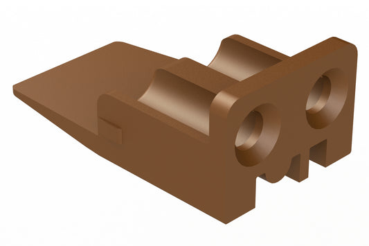 AWP-2SD 2 position Socket Wedgelock, Keyed D