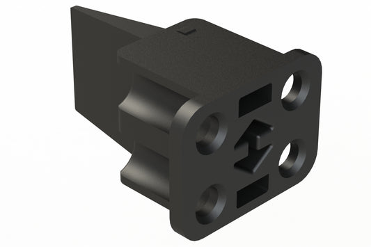 AWP-4SB 4 position Socket Wedgelock, Keyed B