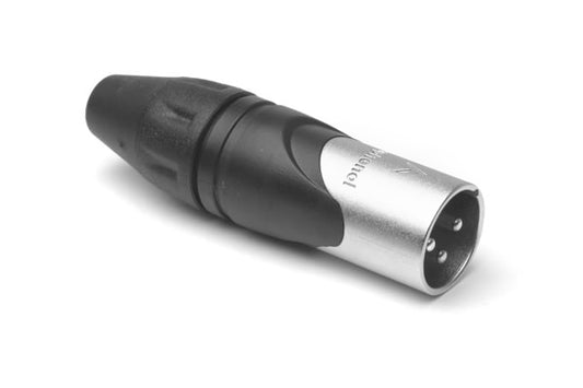AX3M 3 Pole XLRMale Cable Connector, Nickel Finish. Comparable part no: NC3MXX