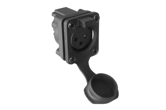 AXS3FP1 IP65 Series XLR Chassis Mount