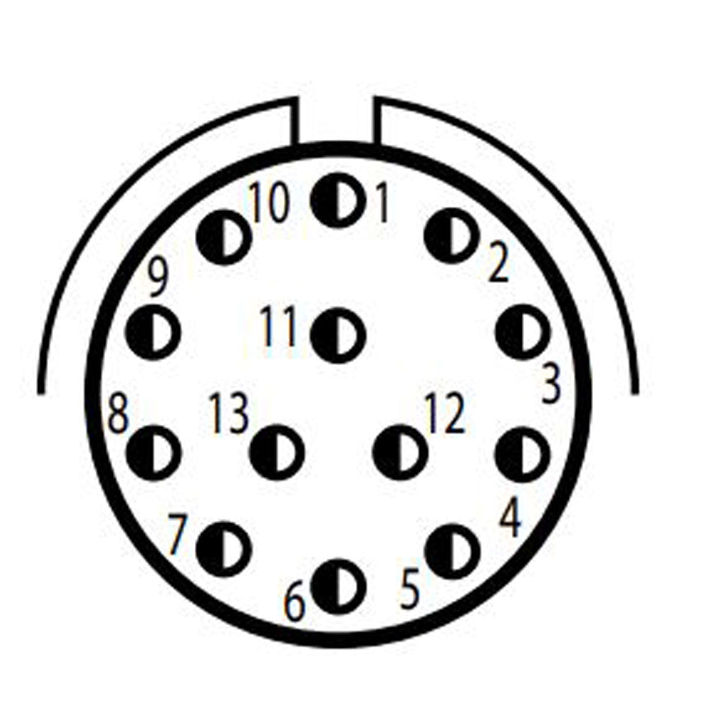 D38999/24ZB35PD Jam Nut Receptacle
