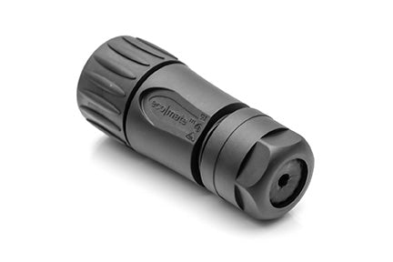 C016 10D006 806 12 6+PE Female straight high voltage cable connector with clamping ring