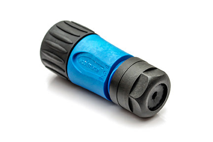 C016 30D006 210 10 6+PE Female straight cable connector with internal cable clamping and clamping ring
