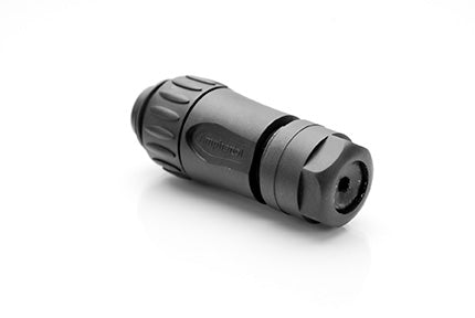 C016 30H006 200 12 6+PE Male, straight cable connector with strain relief and clamping ring
