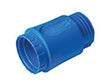 C016 G11 042 E1 V Blue Backshell, straight, package of 5