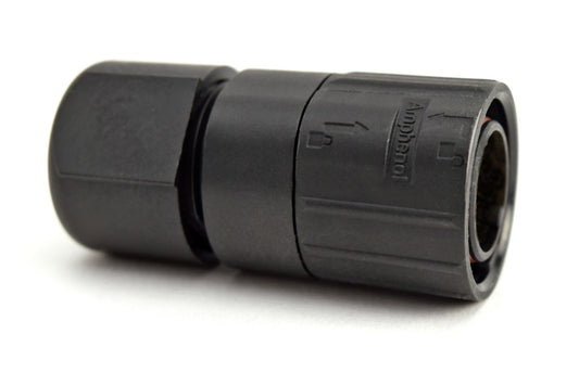 C091 31H007 202 5 U Male Connectors, Quicklock, Size M16, 8 Contacts, Gold Contact Plating, Cable Diameter 8.5-10.5mm