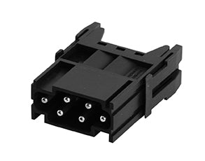 C146 10A006 600 15 Pin module for turned contacts. May be engaged or disengaged when live but without electrical load. Comparable Part No. 09140063001