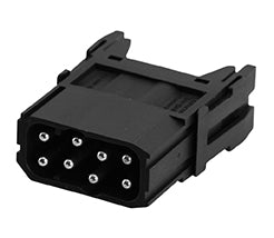 C146 10A008 600 15 Pin module for turned contacts. May be engaged or disengaged when live but without electrical load. Empty mod Comparable Part No. 09140083001