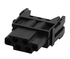 C146 10B006 600 15 Socket module for turned contacts. May be engaged or disengaged when live but without electrical load. Empty Comparable Part No. 09140063101