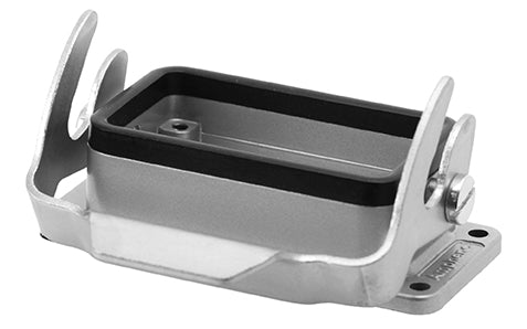 C146 10F010 001 1 Receptacle, Size 10, Bulkhead mounting with gasket. Comparable Part No. 09300100305