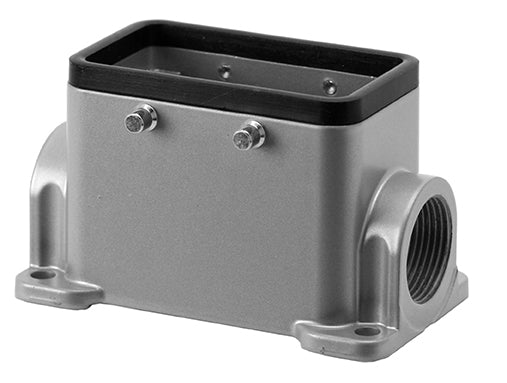 C146 10N010 609 2 Double side entry housing with high profile.