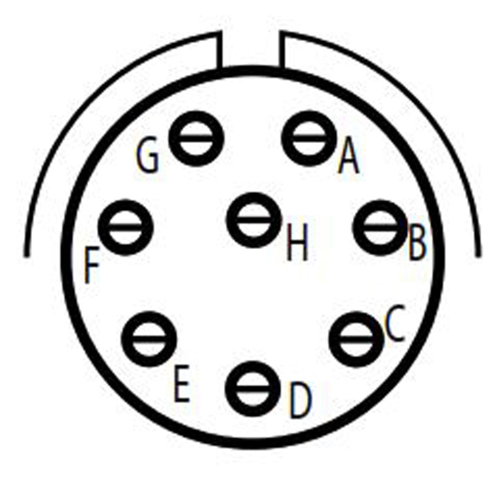 D38999/24ZC8PC Jam Nut Receptacle