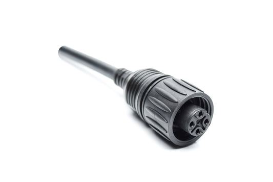 CA0161B22302012 Ecomate 4 Position (3 +PE) Circular Molded, Std. Strain relief, Female to Leads, 14AWG, PVC, TC-ER, UL  Flexible Cable Assy, 2 Meter