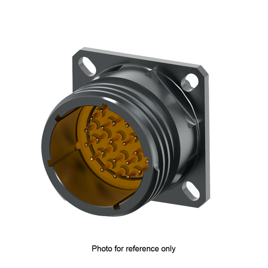D38999/20ZC35PE Square Flange Receptacle