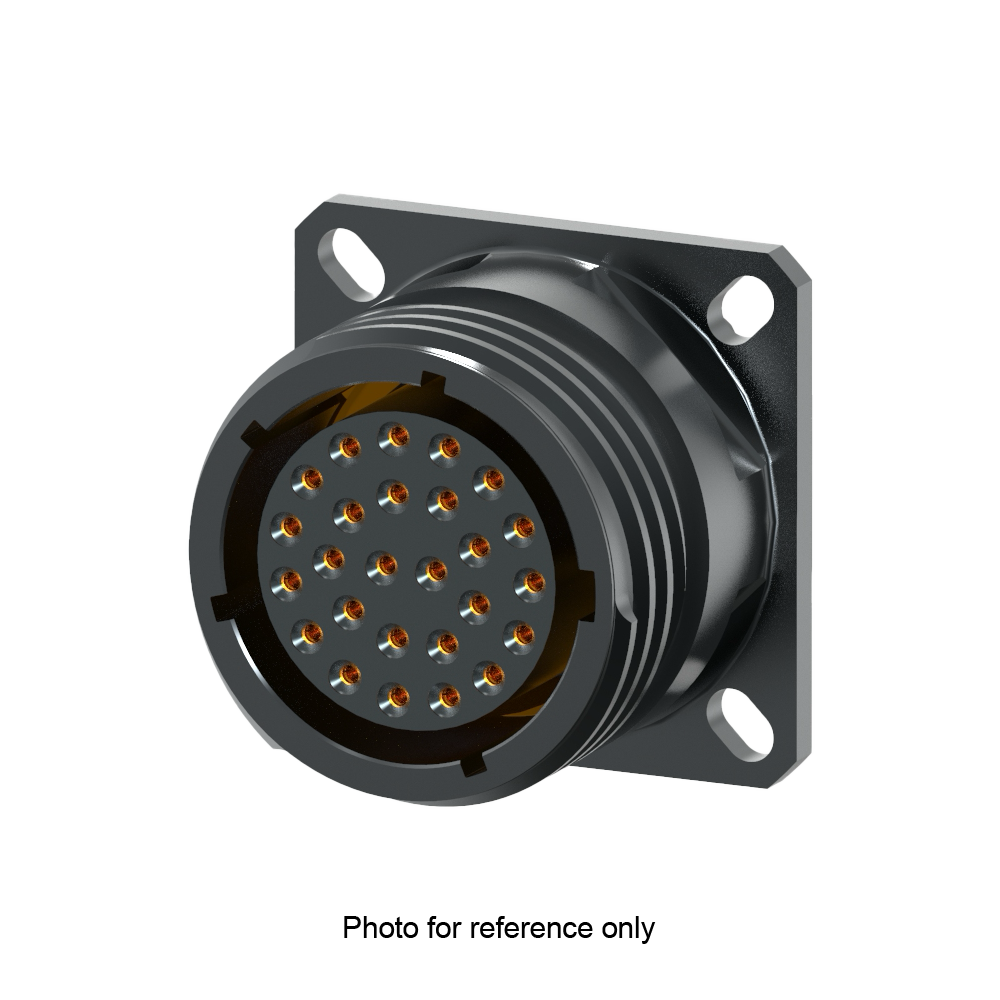 D38999/20ZC35SN Square Flange Receptacle