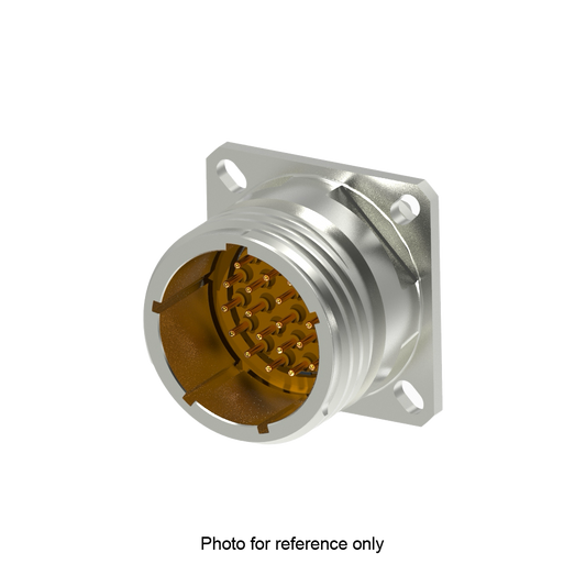 D38999/20FE2PA Square Flange Receptacle