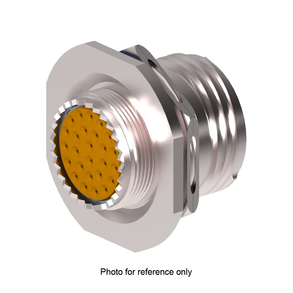 D38999/24FH21SE Jam Nut Receptacle