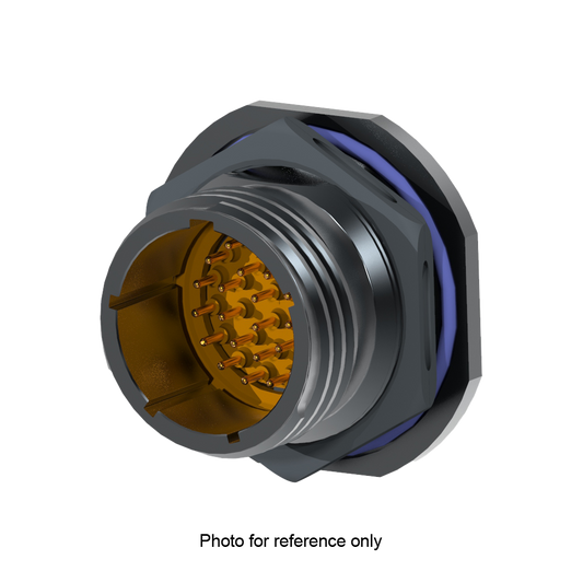 D38999/24ZF11PB Jam Nut Receptacle