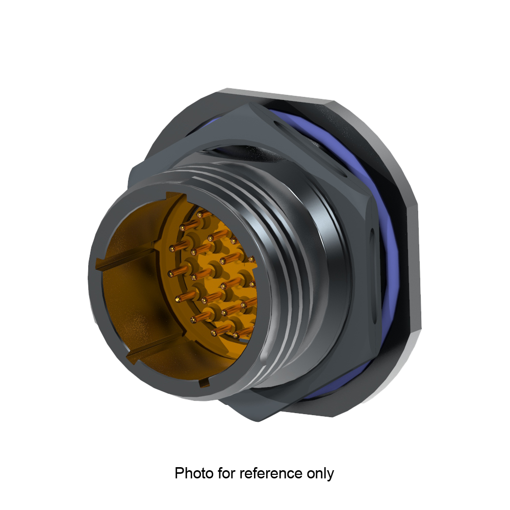 D38999/24ZD18PA Jam Nut Receptacle