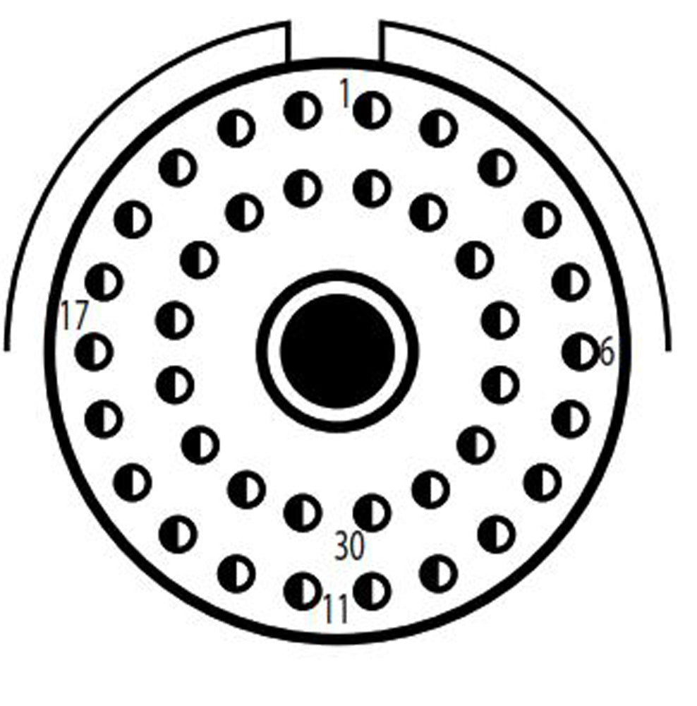 D38999/20FE2SD Square Flange Receptacle