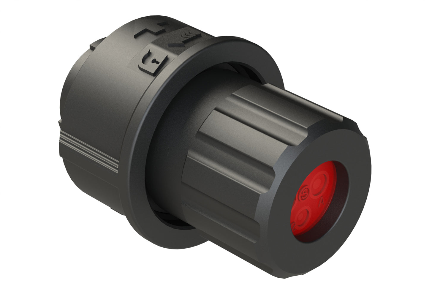 FLS610N2SHEC03 Plug, 4 (2+2) Position, Female, Shell Size 10, Silicone Seal and End Cap with Individual Wire Sealing, Auto-Lock