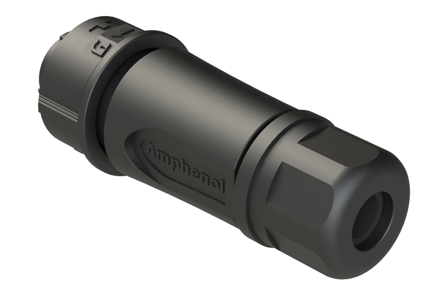 FLS6BS10N2P03 Plug, 4 (2+2) Position, Male, Shell Size 10, Back Shell, Cable OD Range 4.0~8.8mm, Auto-Lock