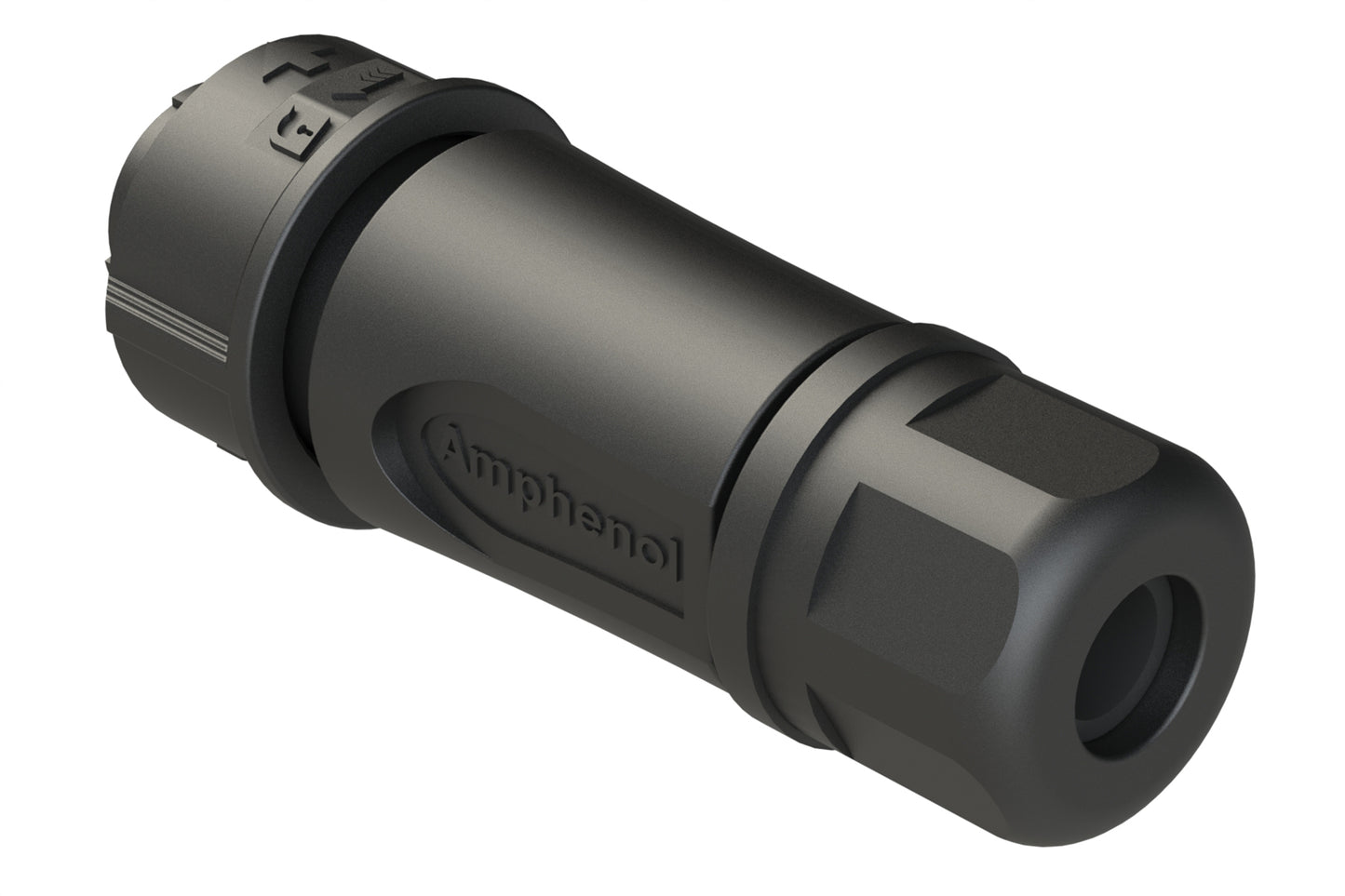 FLS6BS10N3W3P03 Plug, 6 (3+3) Position, Male, Shell Size 10, Back Shell, Silicone Seal, Cable OD Range 4.0~8.8mm, Auto-Lock