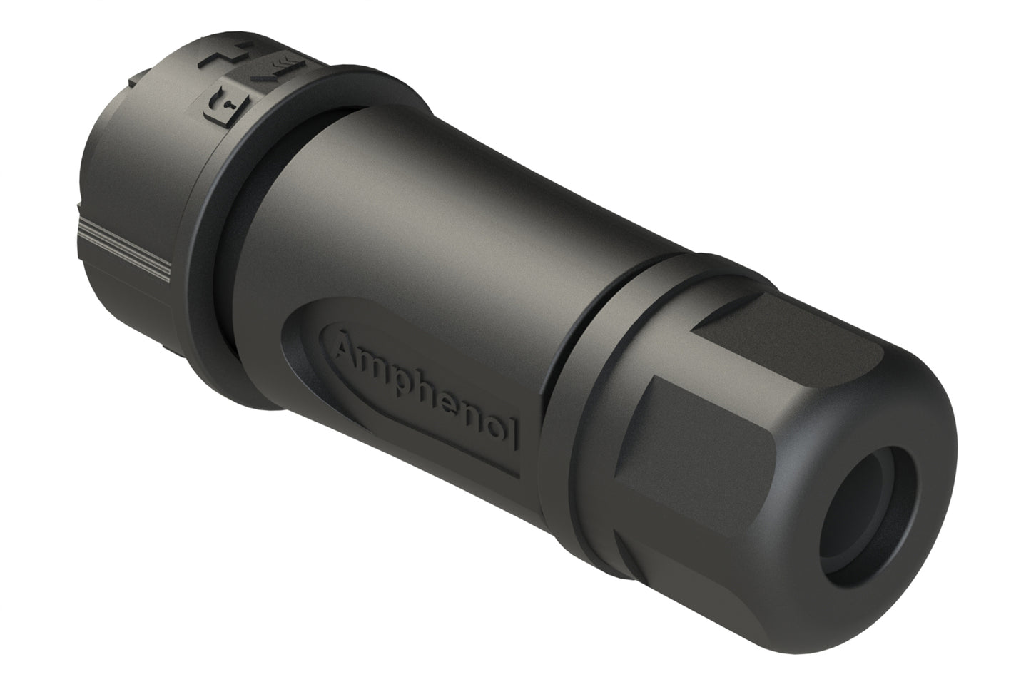 FLS6BS10N4P03 Plug, 4 Position, Male, Shell Size 10, Back Shell, Silicone Seal, Cable OD Range 4.0~8.8mm, Auto-Lock