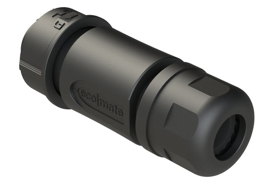 FLS6BS12N4S03 Plug, 4 POS, Female, Shell Size 12, Silicone Seal, Back Shell, Cable OD Range 6.0~12.0mm, Auto-Lock