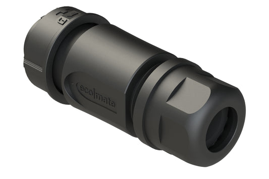 FLS6BS14N3S03 Plug, 3 Position, Female, Shell Size 14, Silicone Seal, Back Shell, Cable OD Range 6.0~14.0mm, Auto-Lock