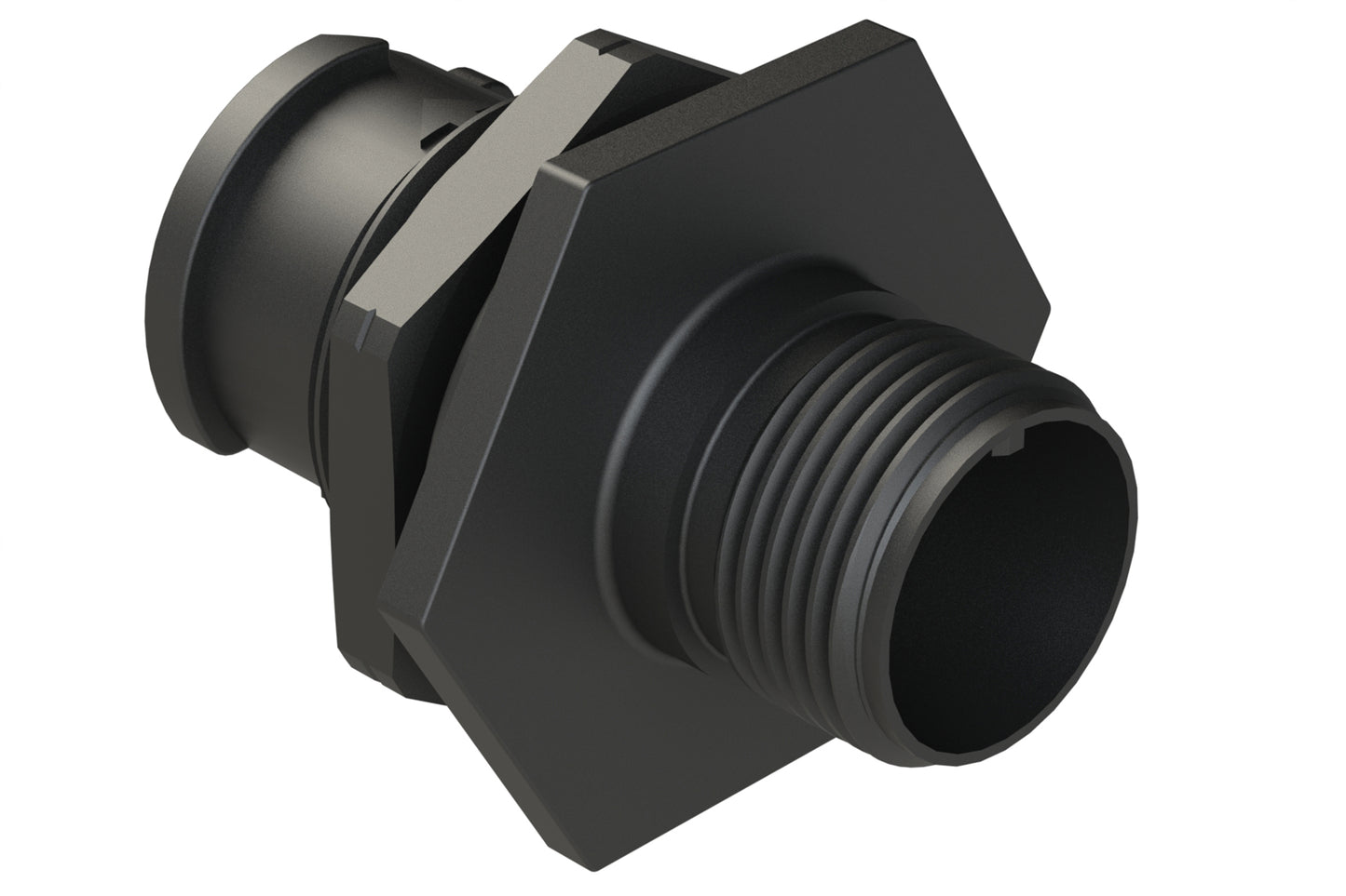 FLS710N4S03 Receptacle, Jam Nut, 4 Position, Female, Shell Size 10, Silicone Seal, Auto-Lock