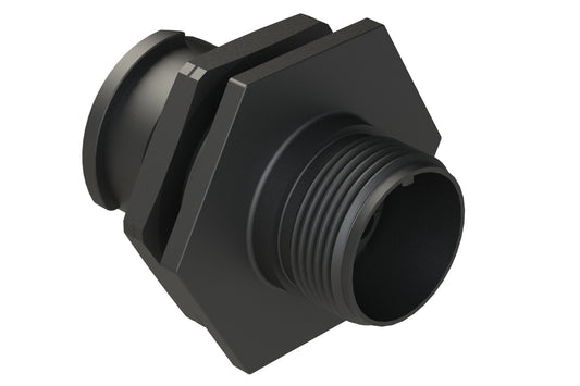 FLS712N8S03 Receptacle, Jam Nut, 8 Position, Female, Shell Size 12, Silicone Seal, Auto-Lock