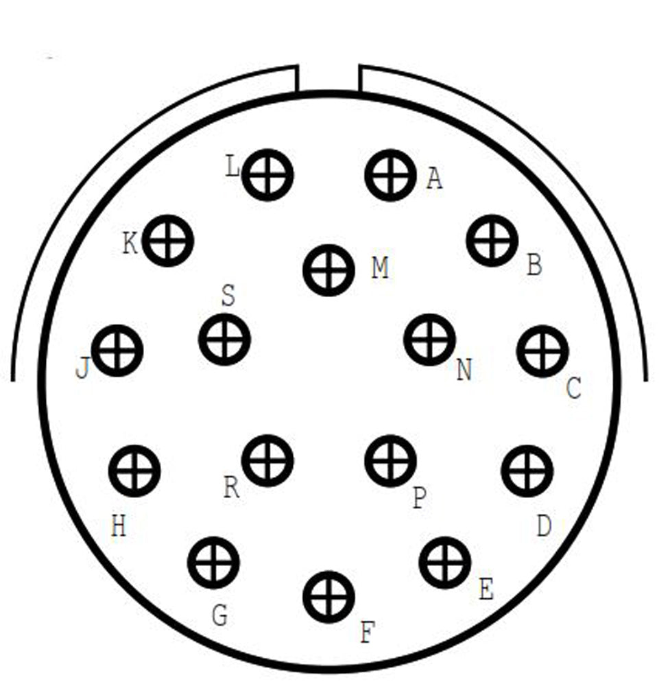 D38999/24FG16SC Jam Nut Receptacle