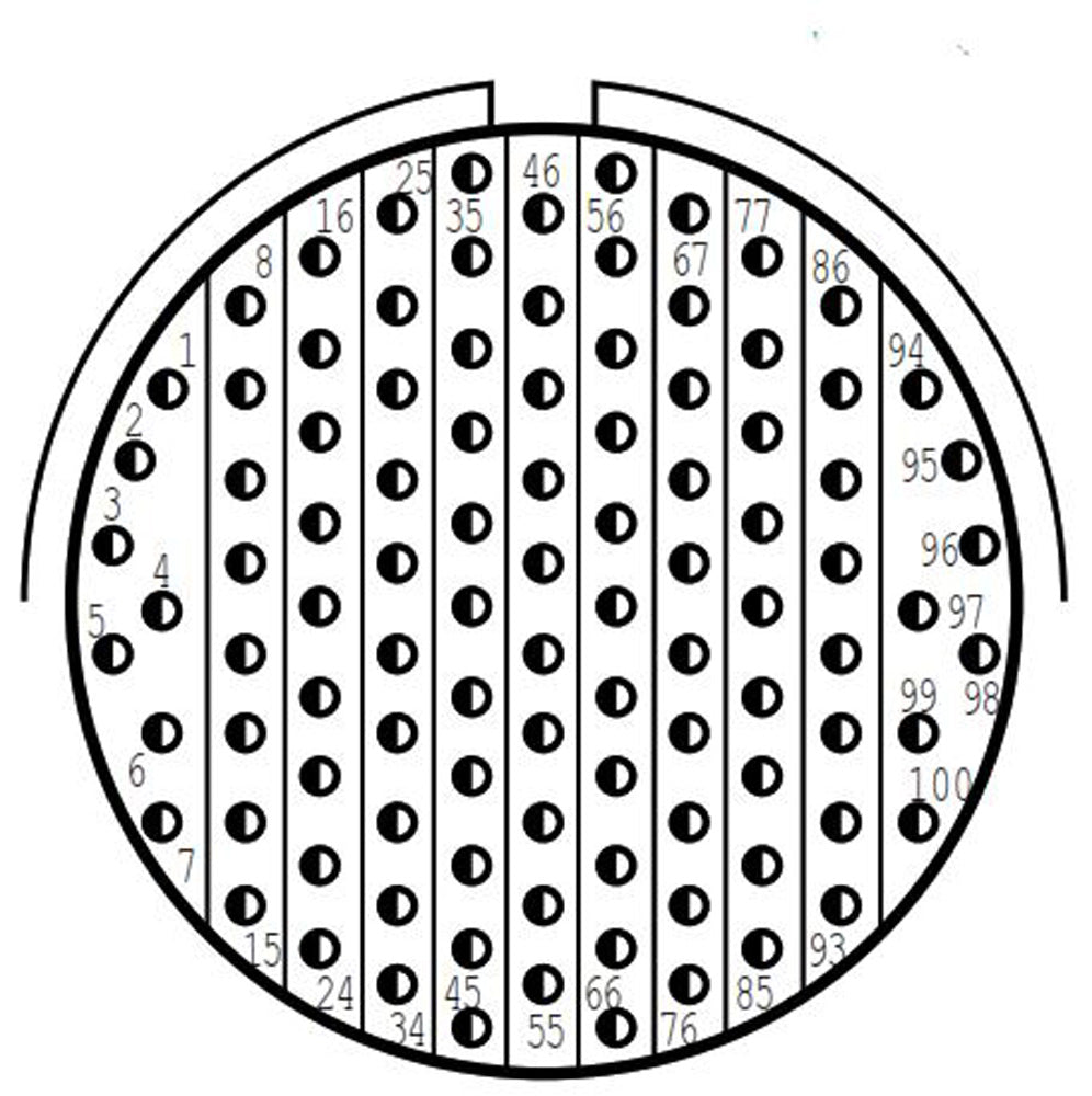 D38999/24FH35SD Jam Nut Receptacle