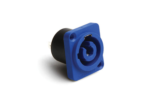 HP-3-MDW Power Cable Connector, Power In, Without Insulation Divider, Screw Contacts,Thermoplastic, Blue. Comparable part no: NAC3MPA-1-WOT