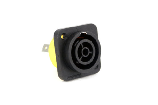 HPT-3-FDW Female/Outlet PanelMount withoutTerminal divider. Comparable part no: NAC3FPX-WOT-TOP, HBLFP