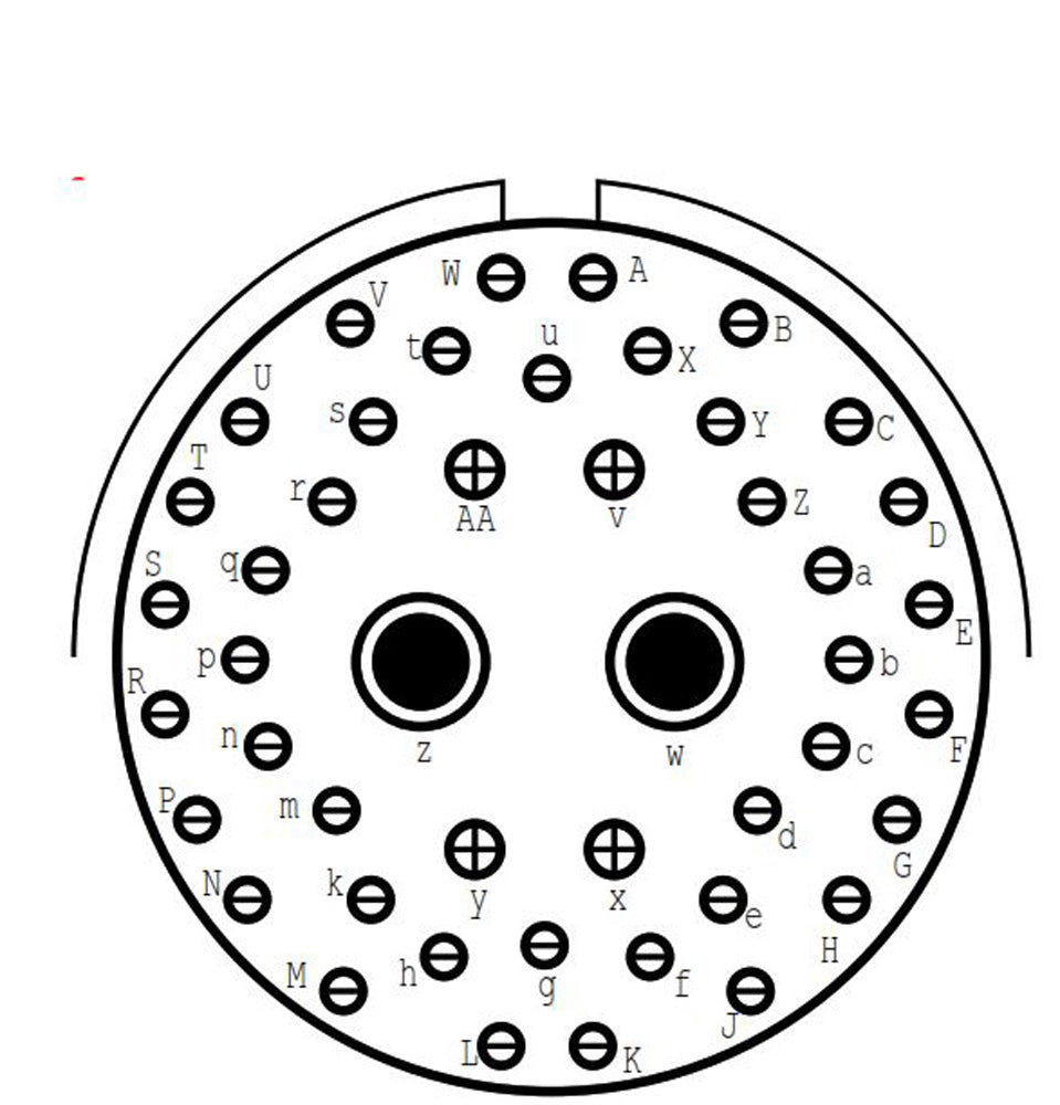 D38999/24FJ46PN Jam Nut Receptacle