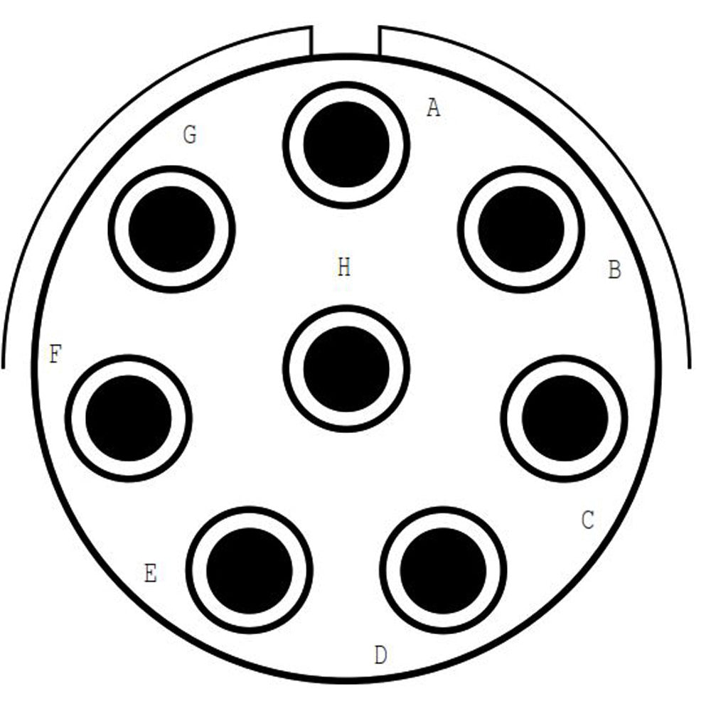 D38999/24FJ8PE Jam Nut Receptacle