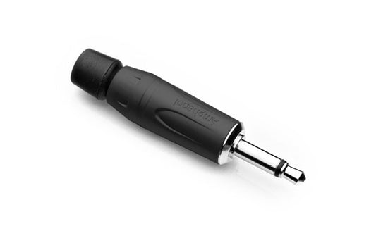 KM2PB 3.5mmMono Phone Plug, Diecast Shell, Black Finish