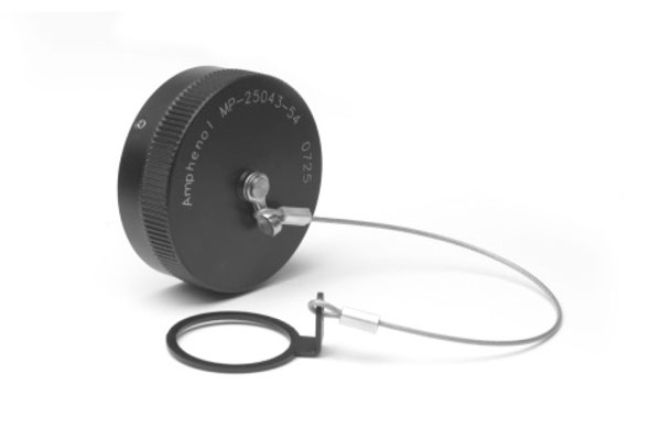 MP-25043-25L Dust Cap forM-4101 Series 25 Pin Connectors with RingTether