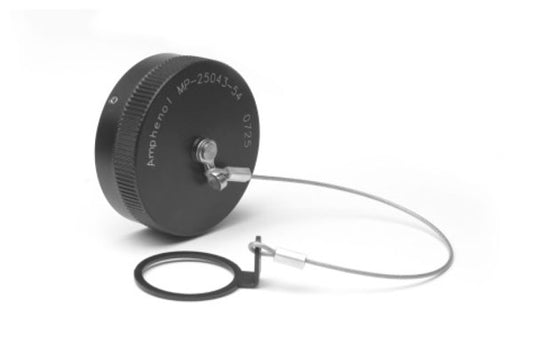 MP-25043-37L Dust Cap forM-4101 Series 37 Pin Connectors with RingTether