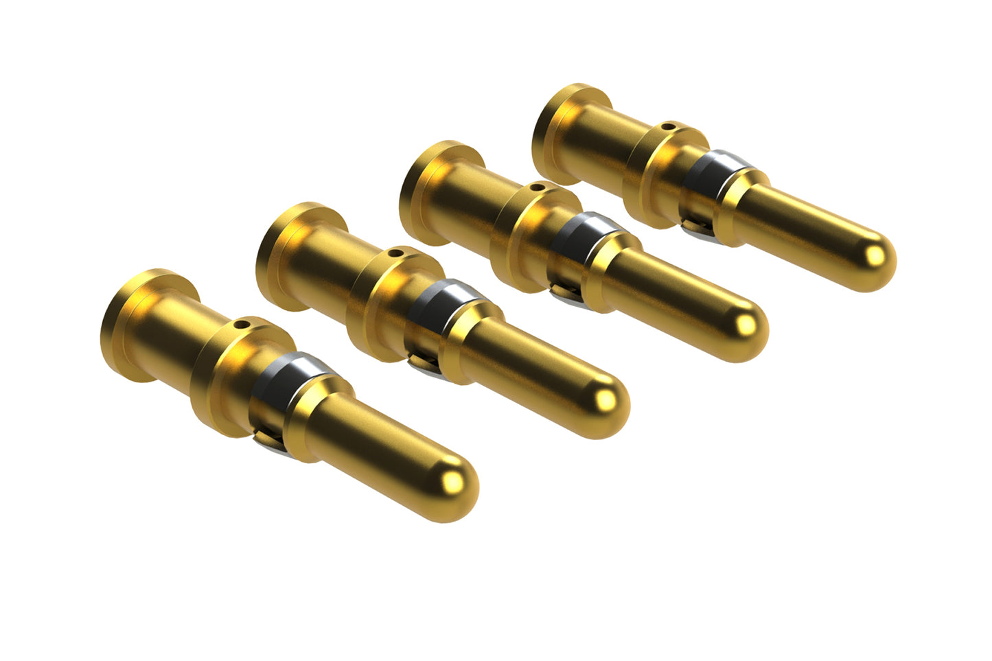 MP10A23F-10 3.6mm (10mm²) Male Contact, Gold Flash, Machined, Wire Range 8AWG