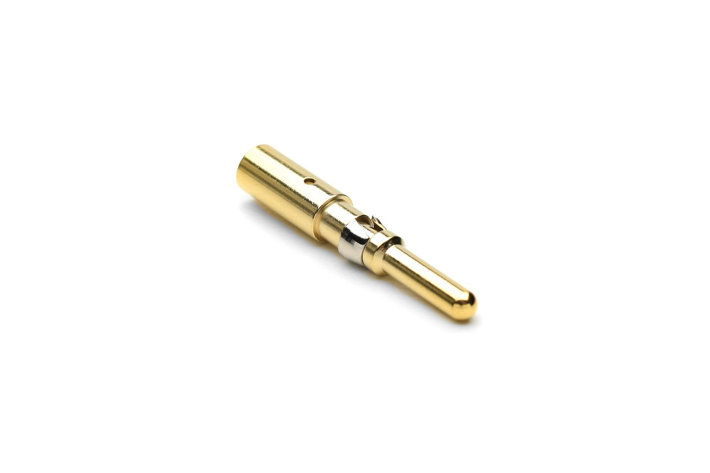 MP10B23G10 Pin contact, 2.5mm, machined, 10µ gold plating over nickel
