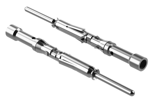 MP20W23S Size 20 Pin Contact, Machined, Silver, Wire Range .34-.50mm², 22-20 AWG