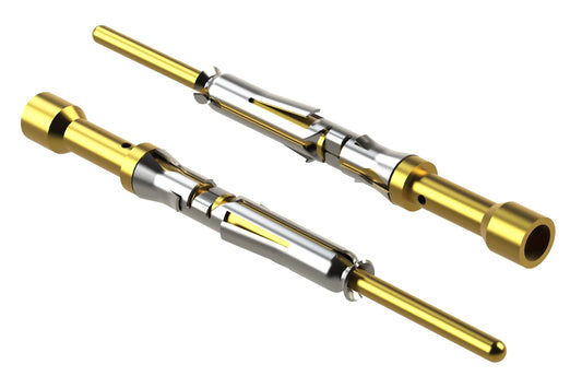 MP28W23G15 Pin Contact, Machined, Gold 15µ", Wire Range .05-.08mm², 30-28 AWG