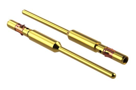MS16M12E09G30 PCB Contact - Long Version, Gold 30µ"