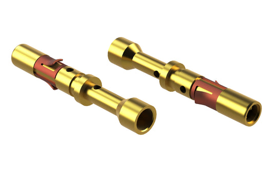 MS20M23G5 Socket Contact, Machined, Gold 5µ", Wire Range .34-.50mm², 22-20 AWG