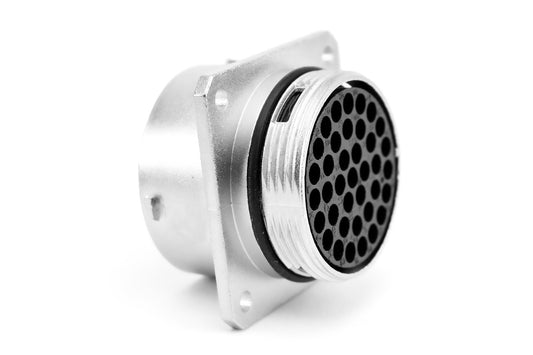 RT002238SNH Receptacle, Square Flange, 38 Position, Female, Shell Size 22. Comparable part no. UT002238SH