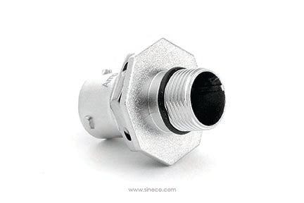 RT0W7106SNH03 Receptacle, Jam Nut, 6 Position, Female, Shell Size 10, with Silicone Seal. Comparable part no. UT0W7106SH