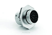 RT0W71626PNH03 Receptacle, Jam Nut, 26 Position, Male, Shell Size 16, with Silicone Seal. Comparable part no. UT0W71626PH